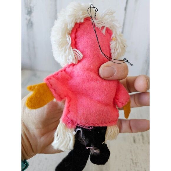 Vintage Eskimo ornament Xmas tree pink - Picture 3 of 7
